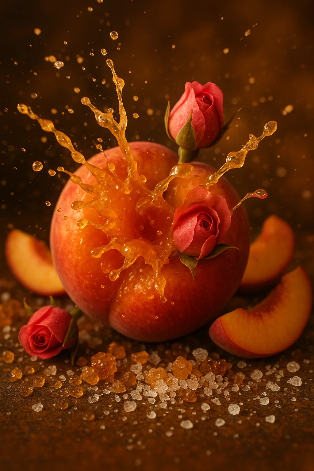 FRAGRANCE PECHE ET BOUTON ROSE